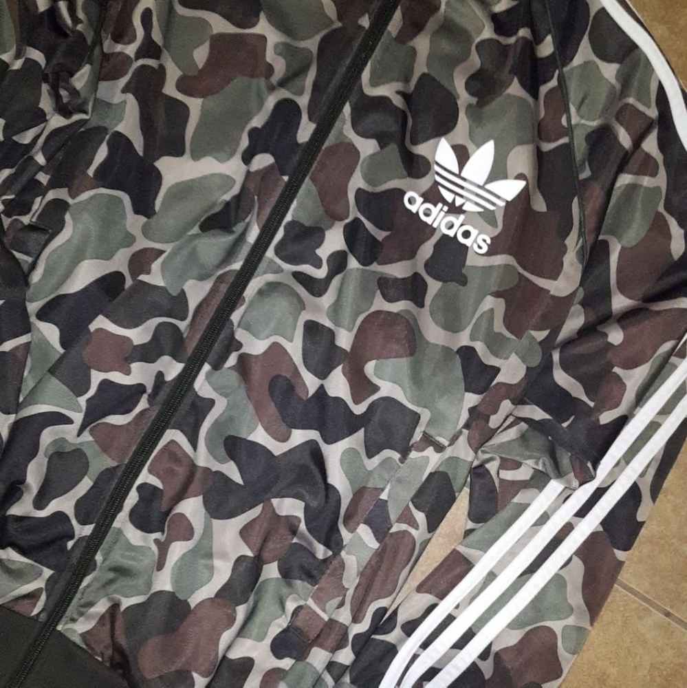 🚫SOLD!!🚫Adidas Camo Track Jacket XL - Picture 3 of 8
